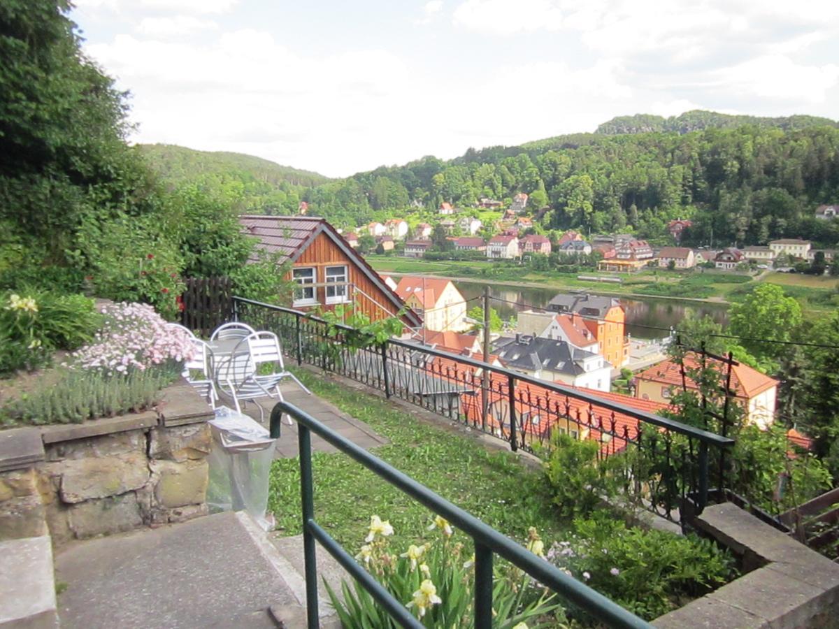 Wehlener Landhaus In Stadt Wehlen, Saechsische Schweiz Extérieur photo